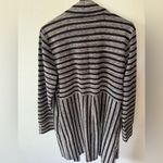 Simply Noelle NWT  Gray and Black Striped Cardigan Photo 1