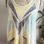 Free People  Women's Sleeveless Flowy Tank-Tunic With Mesh Size XSmall Photo 0