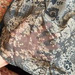 DARK GREEN SATIN & LACE BODYCON MINI DRESS White Size XS Photo 2