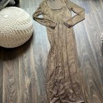 LORENZO CRYSTAL MESH COVERUP DRESS Size M Photo 1