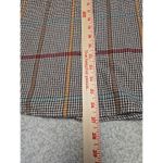 Tasha Polizzi Shooting Shirt Brown Plaid‎ Flannel Western Suede Pearl Snap Sz L Photo 5