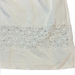 Suzi Chin for Maggy Boutique White Lace Trimmed Dress. Size 12 Photo 4