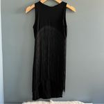 ASOS Black Petite Bodycon Fringe Dress Photo 6