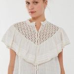 Urban Outfitters UO Bluebell Ruffle Button-Down Blouse Photo 0