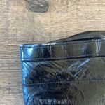 Vintage Black Genuine Eel Skin Clutch Photo 4