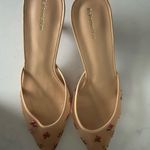 Reformation  Wilda Floral Pointed Toe Kitten Mule Photo 3