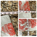 Eddie Bauer  A-Line Skirt Tropical Hawaiian Midi Skirt Beachy Modest Mature 8T Photo 3