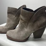 Kork-Ease Castaneda “Castle Suede” Brown Gray Leather Bootie Sz 8 Photo 3