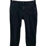 Paige Maisley Denim Black Joggers Sz 31 Photo 2