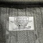 Athleta  Camo Gray Fastest Track Sleeveless‎ Muscle Ruched Tank Top Size XS Photo 6