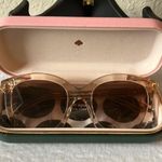 Kate Spade : Lillian Crystal Beige Sunglasses- Brown/Pink gradient- Case & Cloth Photo 14