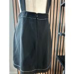 ZARA Black Mini-Skirt with Suspenders size small Photo 3