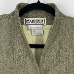 Carlisle Womens Green Vintage Mandarin Collar Frog Closure Blazer Jacket US 8 Photo 3