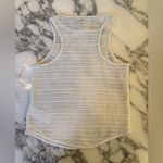 Madewell NWT  Crochet-Knit Crewneck Sweater Tank - Bright Ivory - Size XXS Photo 3