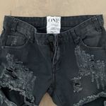 One Teaspoon New without tags  distressed black skinny jeans with zips size 25 Photo 1