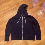 Tommy Hilfiger  Women's French Terry Hoodie Full Zip Dark Blue Navy Sz L Photo 6