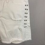 Rock & Republic White Distressed Studded Bermuda Shorts 4 Photo 5