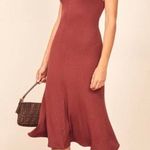 Reformation Shandy Ribbed Midi Dreas Photo 1