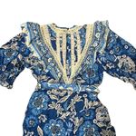 Farm Rio  Full Of Flowers Ruffle Jumpsuit, Sz M Photo 10