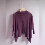 Free People Beach World Traveler Split Back Ribbed Pullover In Plum Photo 10