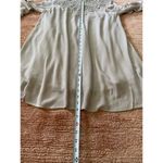 Madewell  Bohemian Style  Beige Mini Hippie Bell Sleeve Dress Size M Photo 4