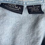 Sonoma Vintage Light Wash Denim Jumper Mini Button Dress Size L 100% Cotton Photo 4