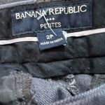 Banana Republic Gray Petite Straight Leg Dress Pants Size 2P Photo 2