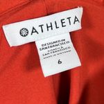 Athleta Savannah Jumpsuit Size 6 Currant Red Wide Leg Travel Lightweight Active Photo 7