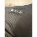 Love j Julia by  Pearl Hem Black Crop Top Small Photo 1