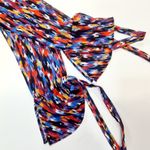 House of Harlow 1960 X REVOLVE Joli Tie Cuff Blouse in Blue Multi XXS Orange Photo 3