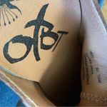 OTBT  Brown Leather Block Heel Mules Size 9 Photo 2