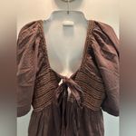 Free People Easy to Love Bubble Mini Dress size XL perfect for Fall Photo 3