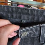 CARMAR Black Emelia Sturgis Spiked Straight Leg Crop Frayed Goth Jeans Size 25 Photo 6