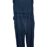 Anthropologie Bella Dahl Look Button Front Sleeveless Denim Style Romper XS Photo 1