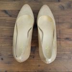 Cole Haan Womens Shoes Size 7.5 Nude Classic Leather High Heels Slip-On Pumps Photo 6