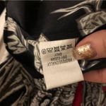 Yoana Baraschi  BALINESE PAISLEY PINK BLACK GOLD SLEEVELESS PRINT FAUX WRAP DRESS Photo 6