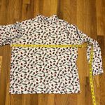 st. john's bay St. John’s Bay Vintage Mock Neck Long Sleeve Winter Print Sledding Women Medium Photo 1