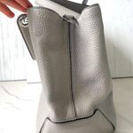 Michael Kors PEARL GRAY/GREY LEATHER PURSE Photo 14