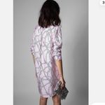 Zadig & Voltaire  Light Pink Chain Print Mini Dress Photo 2