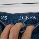 J.Crew  Womens High Rise Denim Shorts Size 25 Blue Wash Frayed Hem Casual Boho Photo 5