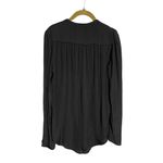 Urban Outfitters Kimchi Blue Black Shirt Small  lace up long sleeve Photo 1