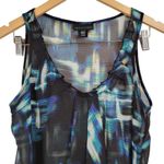 Apostrophe Multi Color Sheer Tank Top Size M Photo 3