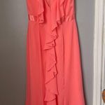David's Bridal David’s bridal Chic Coral Gown size 8 Photo 3