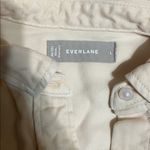 Everlane  The Boxy Overshirt Long Sleeve Button Down Shirt Buttersoft Large Photo 7