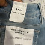 Good American Petite Skinny Narrow Cut Mid-Rise Fit Tailored Jeans Sz 6/28. Photo 11