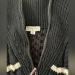 Target La Linge Pull Over Striped Quarter Zip Cable Knit Sweater Women’s 1X Black Photo 8