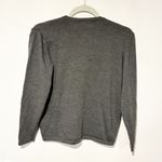 Henri Bendel Vintage  New York Merino Wool Grey Crewneck Sweater Size Medium Photo 3