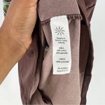 Athleta  Y2K Brown Halter Top with Floral Embroidery‎ Tankini Swim Size XS Photo 4