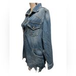 Free People MOONCHILD SHIRT DENIM 100% Cotton Jacket sz M Photo 11