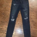 American Eagle  dark wash destroyed normcore 4 hi-rise jeggings Photo 1